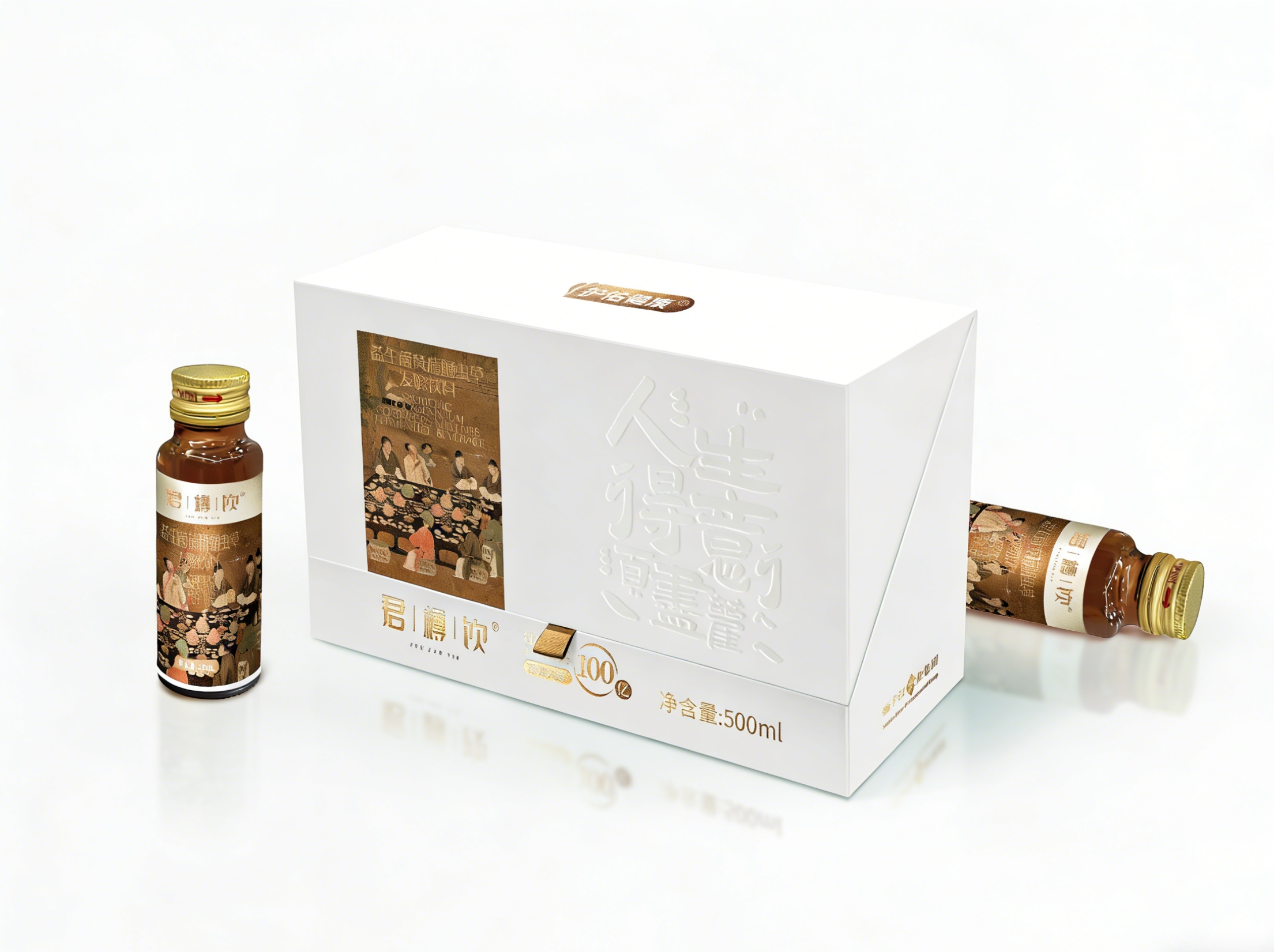 君樽饮<sup>®</sup>益生菌黄精蛹虫草发酵饮料